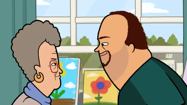 Mark and Hank’s mom returns to Glantontown. Tammy pursues a new painting hobby in the all-new "Rhoda" episode of UNIVERSAL BASIC GUYS airing Sunday, Sep 27 9:00-9:30 PM ET/PT on FOX. (UBG-301)