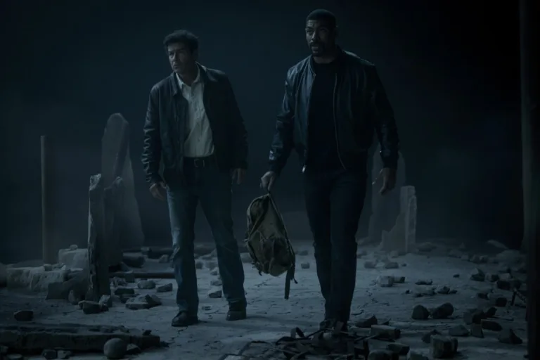 Kyle Chandler, Aaron Pierre LANTERNS Season 1 Episode 7