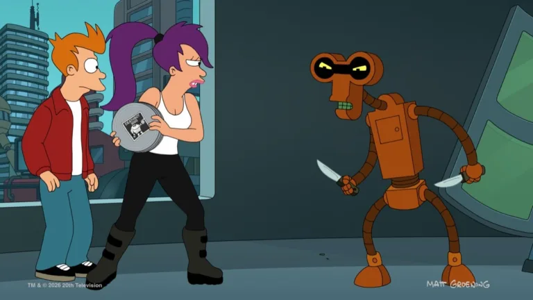 FUTURAMA - "Final Ending: The Last Conclusion" - Fry and his brother sneak into a PG-13 movie as kids... with shocking consequences for the future. (Disney/Matt Groening)