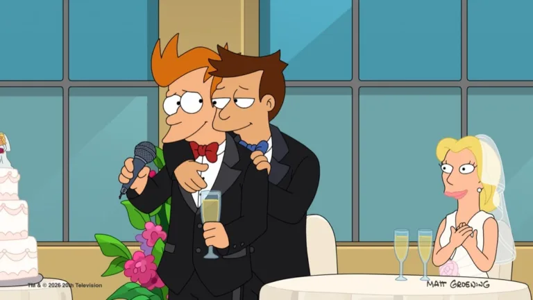 FUTURAMA Season 14 Episode 10 - "Final Ending: The Last Conclusion" - Fry and his brother sneak into a PG-13 movie as kids... with shocking consequences for the future. (Disney/Matt Groening)