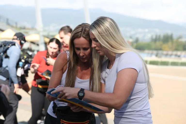 "Sorry Guys, We Used Our Express Pass" -- Coverage of the CBS Original Series THE AMAZING RACE, scheduled to air Wednesday, Sept. 30 (9:30-11:00 PM, ET/PT). Part two airs on Thursday, Oct. 1 (9:30-11:00 PM, ET/PT) Pictured (L-R): Ann-Marie Tejcek and Riley Tejcek. Photo: Sara Kempner/CBS ©2026 CBS Broadcasting, Inc. All Rights Reserved.