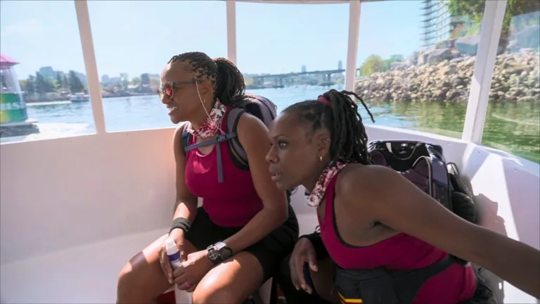 The Amazing Race Season 39 Episode 1 "Sorry Guys, We Used Our Express Pass" -- Coverage of the CBS Original Series THE AMAZING RACE, scheduled to air Wednesday, Sept. 30 (9:30-11:00 PM, ET/PT). Part two airs on Thursday, Oct. 1 (9:30-11:00 PM, ET/PT) Pictured (L-R): Dafina Dunmore and Saran Dunmore. Photo: CBS ©2026 CBS Broadcasting, Inc. All Rights Reserved. Highest quality screengrab available.