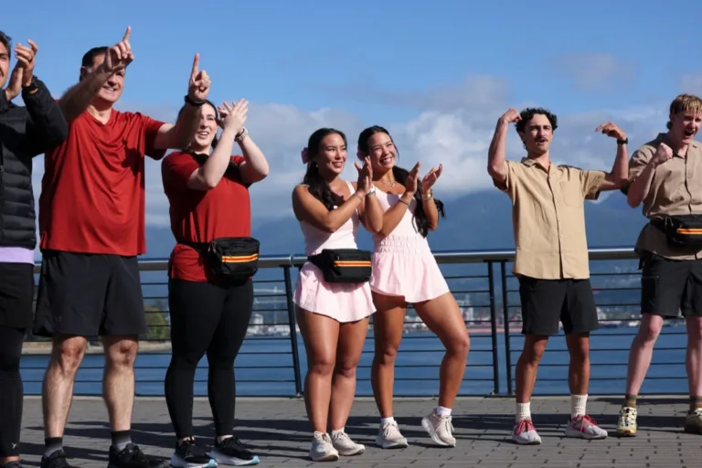 "Sorry Guys, We Used Our Express Pass" -- Coverage of the CBS Original Series THE AMAZING RACE, scheduled to air Wednesday, Sept. 30 (9:30-11:00 PM, ET/PT). Part two airs on Thursday, Oct. 1 (9:30-11:00 PM, ET/PT) Pictured (L-R): Anuar Tager, Andrea Tager Ballesca, Katie Schultz, Charlotte Schultz, Conner Wilson, and Garrett McGuire. Photo: Sara Kempner/CBS ©2026 CBS Broadcasting, Inc. All Rights Reserved.