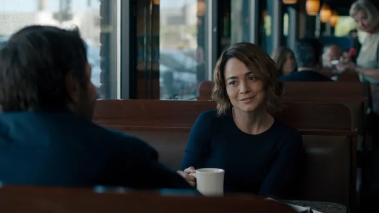 Joel Edgerton and Alice Braga in "Dark Matter," now streaming on Apple TV.