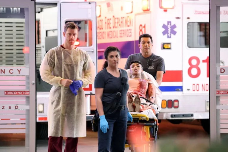 CHICAGO MED -- "Shots Fired" Episode 1201 -- Pictured: Luke Mitchell as Dr. Mitch Ripley -- (Photo by: George Burns Jr/NBC)