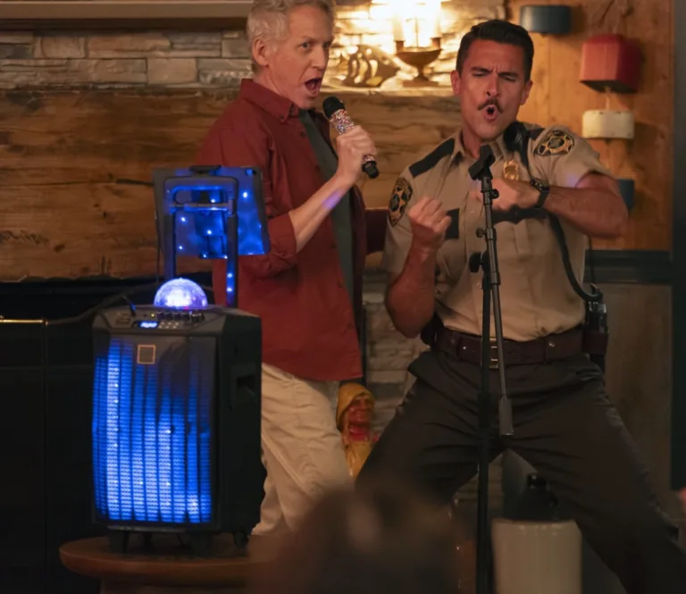 BEST MEDICINE Season 2 Episode 3 : L-R: Stephan Spinella and Josh Segarra in the “Crate Expectations” episode of BEST MEDICINE airing Tuesday, October 6 (8:00-9:00 PM ET/PT) on FOX. © 2026 Fox Media LLC. CR: Francisco Roman/FOX.