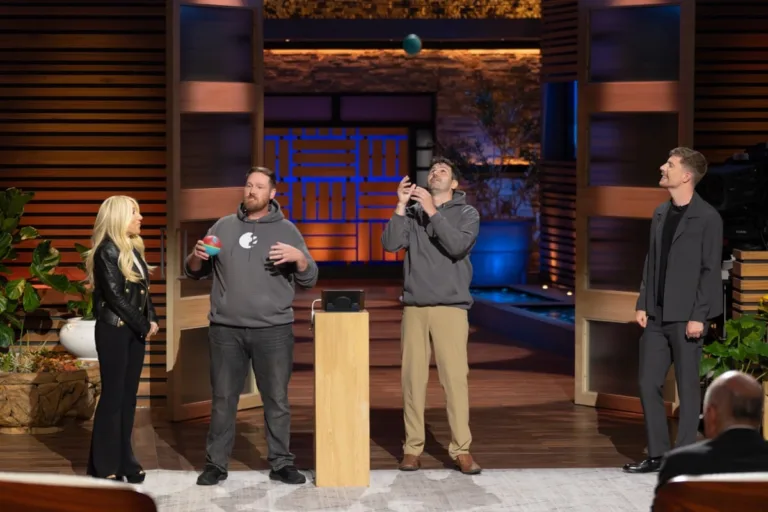 SHARK TANK - “Beast Mode” - The season premiere brings “big-fish energy” as YouTube megastar MrBeast and Jeff Housenbold join as guest Sharks. Entrepreneurs pitch a DIY wedding video service, a finger-shaped caulking tool, an AI-powered ball and a mystery box of returned goods. WEDNESDAY, SEPT. 30 ( 9:02-10:01 p.m. EDT) on ABC. (Disney/Daniel Delgado Jr.) 
LORI GREINER, KEVIN MADISON LANGDON, ANDREW TIMOTHY BROWN, JIMMY DONALDSON