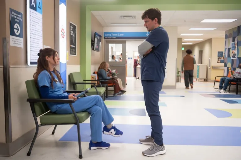 SCRUBS - “My First Time in a While” - J.D. enlists Turk and Elliot to help with Dr. Cox’s care. Meanwhile, Elliot finds an unexpected burst of confidence years in the making. WEDNESDAY, SEPT. 30 (8:00-8:31 p.m. EDT) on ABC. (Disney/Sergei Bachlakov) 
AVA BUNN, JACOB DUDMAN