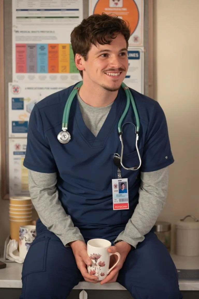 SCRUBS - “My First Time in a While” - J.D. enlists Turk and Elliot to help with Dr. Cox’s care. Meanwhile, Elliot finds an unexpected burst of confidence years in the making. WEDNESDAY, SEPT. 30 (8:00-8:31 p.m. EDT) on ABC. (Disney/Sergei Bachlakov) 
JACOB DUDMAN