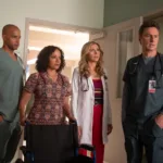 SCRUBS Season 11 Episode 1 - “My First Time in a While” - J.D. enlists Turk and Elliot to help with Dr. Cox’s care. Meanwhile, Elliot finds an unexpected burst of confidence years in the making. WEDNESDAY, SEPT. 30 (8:00-8:31 p.m. EDT) on ABC. (Disney/Sergei Bachlakov)