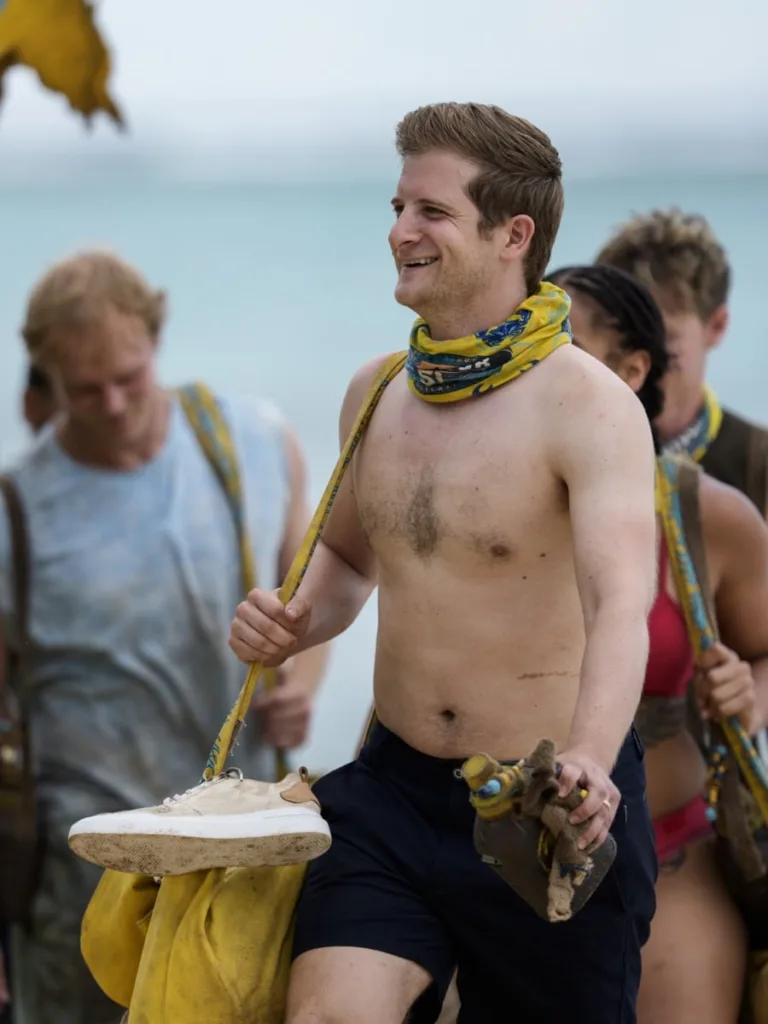 “Weaponized Honesty” – A chilling injury at camp threatens to send one player home. Two tribes face off in a daunting immunity challenge at sea where one tribe struggles to keep afloat. Then, tribal council takes a wild turn when one player attempts a never-before-seen move to save an ally, on SURVIVOR, Wednesday, Sept. 30 (8:00-9:30 PM, ET/PT) on the CBS Television Network, and streaming on Paramount+ (live and on-demand for Paramount+ Premium plan subscribers, or on-demand for Paramount+ Essential subscribers the day after the episode airs)*.   Pictured: Mike Pinsky  Photo: Scott Duncan/CBS ©2026 CBS Broadcasting, Inc. All Rights Reserved.