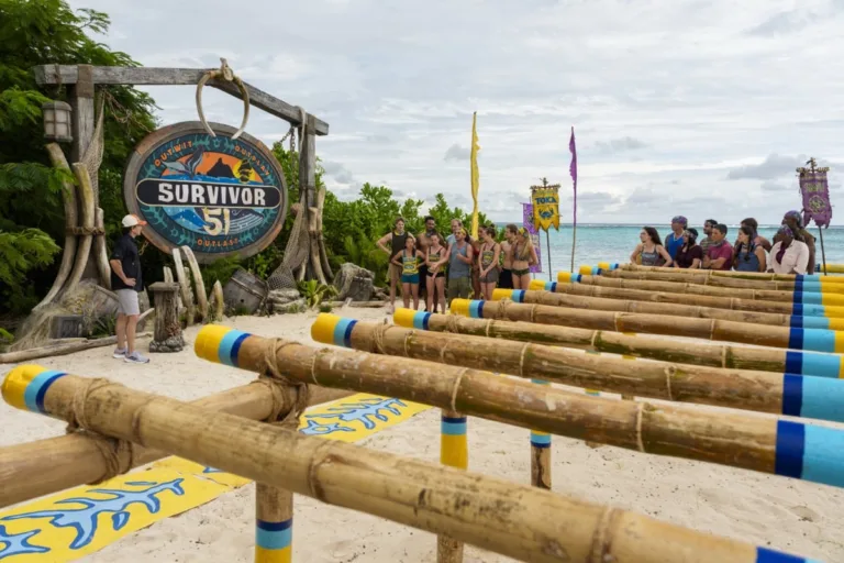 “Weaponized Honesty” – A chilling injury at camp threatens to send one player home. Two tribes face off in a daunting immunity challenge at sea where one tribe struggles to keep afloat. Then, tribal council takes a wild turn when one player attempts a never-before-seen move to save an ally, on SURVIVOR, Wednesday, Sept. 30 (8:00-9:30 PM, ET/PT) on the CBS Television Network, and streaming on Paramount+ (live and on-demand for Paramount+ Premium plan subscribers, or on-demand for Paramount+ Essential subscribers the day after the episode airs)*.   Pictured (L-R): Jeff Probst, Lewis Kelly, An “Thien An” Nguyen, Maggie Nestor, Danny “Kilby” Kilby, Devin Way, Brady Booker, Angelica “Jelly” Loblack, Jenna Doore, Mike Pinsky, Patt Cannaday, Cristian Chavez, Linnea Capobianco, Rob Antonson, Ana Sani, Eric Macksoud, Kristin Flickinger, Alexis Levine, Carter Krull, Sharonda Cox and Ori Jean-Charles.   Photo: Robert Voets/CBS ©2026 CBS Broadcasting, Inc. All Rights Reserved.