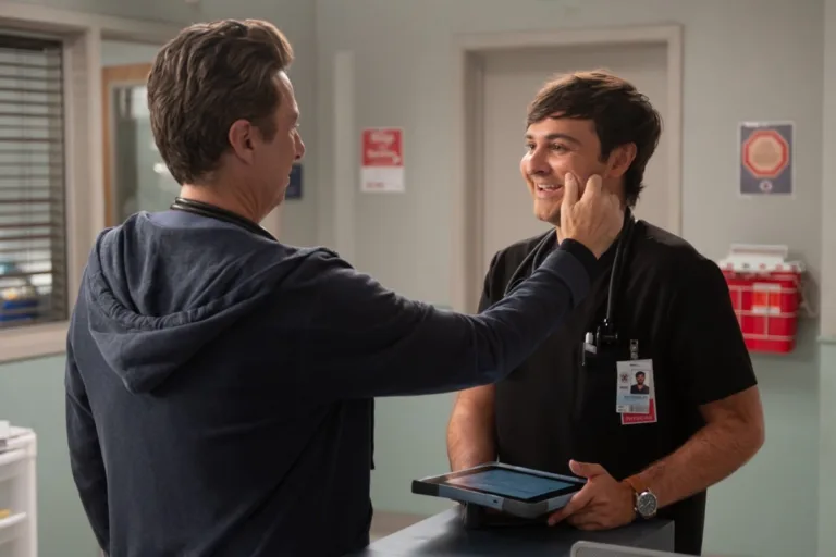 SCRUBS - “My Mentee” - J.D. attempts an insurance workaround, creating tension with his new mentee. Meanwhile, Elliot tries to guide Tosh’s specialty choices, and Turk flexes his own skills as a mentor. WEDNESDAY, SEPT. 30 (8:31-9:02 p.m. EDT) on ABC. (Disney/Sergei Bachlakov) 
ZACH BRAFF, JOHN HIGGINS