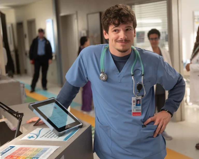 SCRUBS - “My Mentee” - J.D. attempts an insurance workaround, creating tension with his new mentee. Meanwhile, Elliot tries to guide Tosh’s specialty choices, and Turk flexes his own skills as a mentor. WEDNESDAY, SEPT. 30 (8:31-9:02 p.m. EDT) on ABC. (Disney/Sergei Bachlakov) 
JACOB DUDMAN