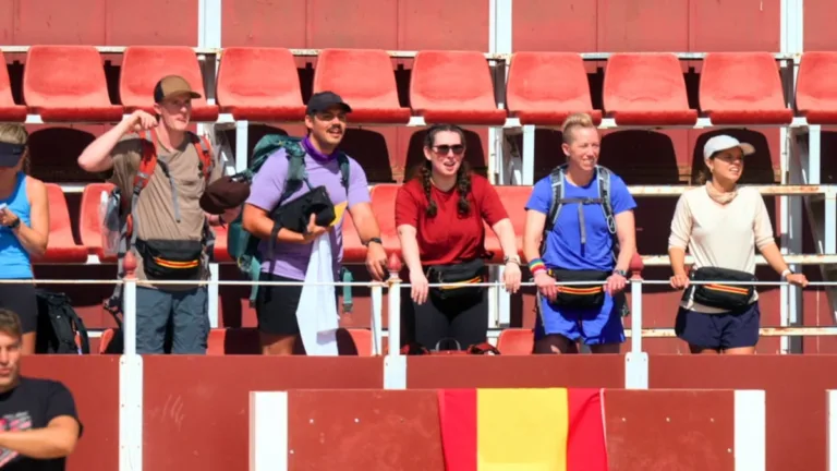“Are Tomatoes Good for Skin Care?” -- Coverage of the CBS Original Series THE AMAZING RACE, scheduled to air on Thursday, Oct. 1 (9:30-11:00 PM, ET/PT) Pictured (L to R): Garrett McGuire, Javi Vintimilla, Andrea Tager Ballesca, Joanna Lohman, Daisha Wilks Photo: CBS ©2026 CBS Broadcasting, Inc. All Rights Reserved. Highest quality screengrab available.