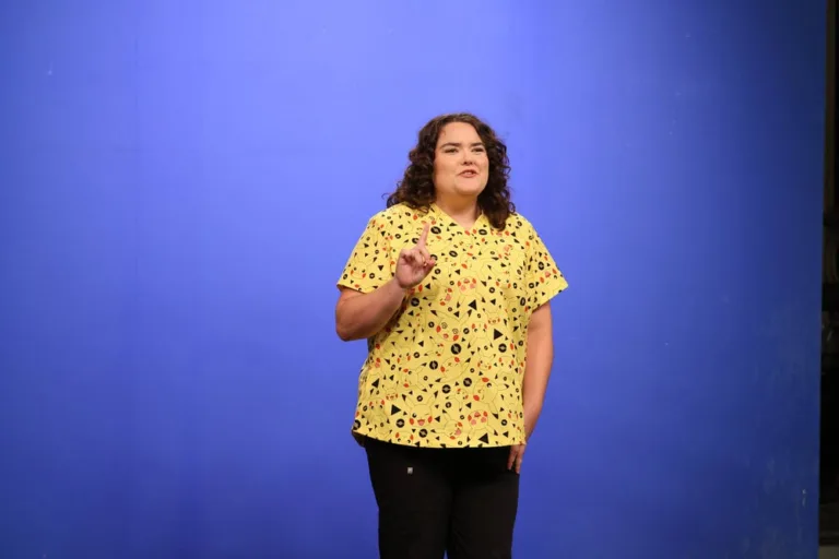SATURDAY NIGHT LIVE -- Episode 1906 -- Pictured: Grace Reiter during the "Get Ready With Me" sketch on Saturday, October 3, 2026 -- (Photo by: Will Heath/NBC)
