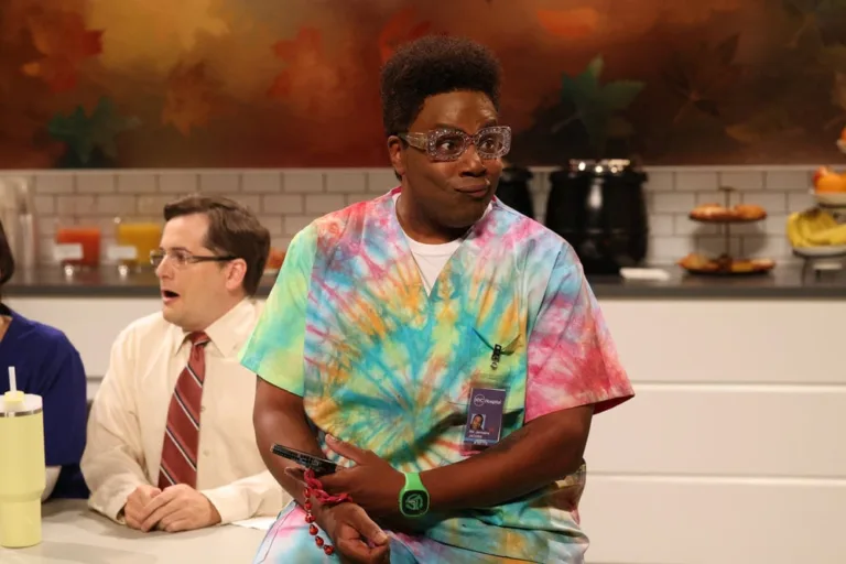 SATURDAY NIGHT LIVE -- Episode 1906 -- Pictured: (l-r) Jeremy Culhane and Kenan Thompson during the "Gossip" sketch on Saturday, October 3, 2026 -- (Photo by: Will Heath/NBC)
