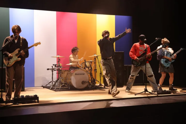 SATURDAY NIGHT LIVE -- Episode 1906 -- Pictured: Musical guest Turnstile performs "Birds" on Saturday, October 3, 2026 -- (Photo by: Will Heath/NBC)