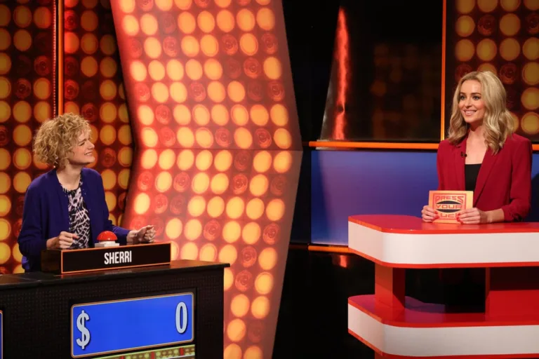 SATURDAY NIGHT LIVE -- Episode 1906 -- Pictured: (l-r) Ashley Padilla and Dakota Johnson during the Press Your Luck sketch on Saturday, October 3, 2026 -- (Photo by: Will Heath/NBC)