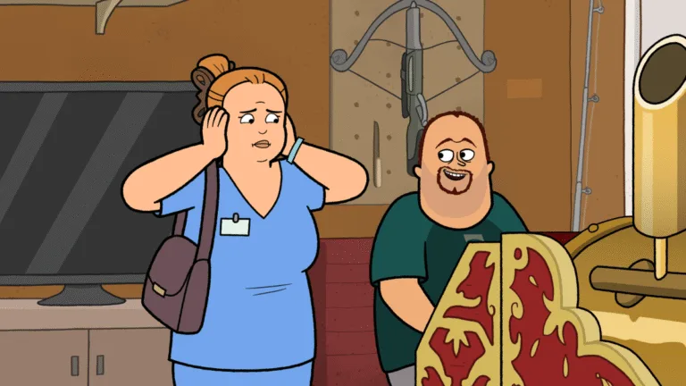 Universal Basic Guys Season 3 Episode 2 - Mark learns to play a new instrument. Tammy confronts her fear of clowns in the all-new "La Gloire Du Bouffon" episode of UNIVERSAL BASIC GUYS airing Sunday, Oct 4 9:02-9:31 PM ET/PT on FOX. (UBG-302)