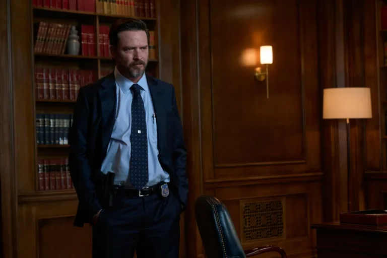 Law & Order Toronto: Criminal Intent Season 2 Episode 1 -- “White Squirrel City” -- Pictured: Aden Young as Detective Sergeant Henry Graff. -- Photo Credit: Steve Wilkie-- © 2026 All Rights Reserved.