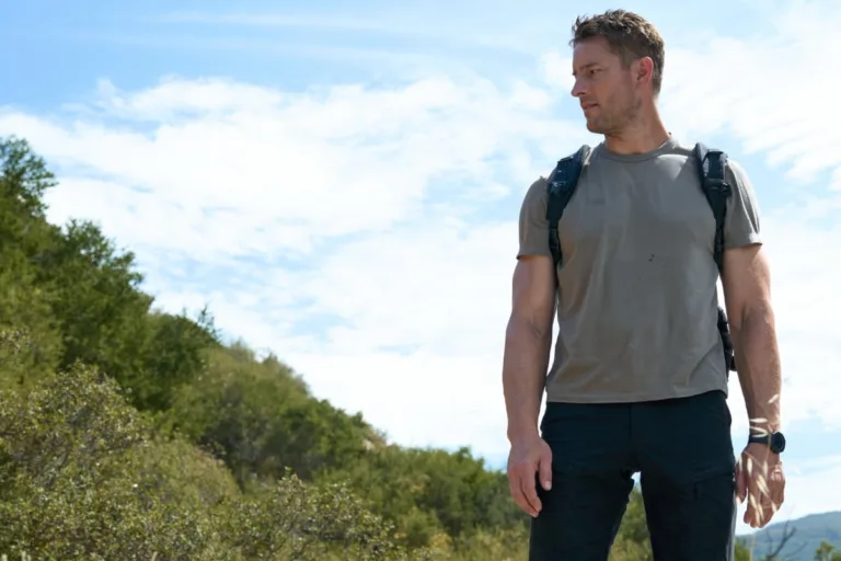 "Switchback" -- Coverage of the CBS Original Series Tracker, scheduled to air on the CBS Television Network.   Pictured: Justin Hartley as Colter Shaw   Photo: Mike Taing/CBS ©2026 CBS Broadcasting, Inc. All Rights Reserved.