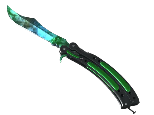 Gamma Doppler Phases on a Butterfly Knife