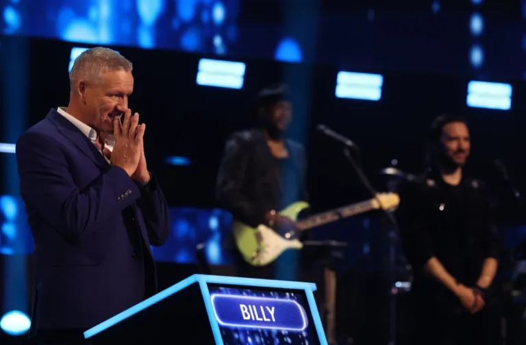 Special Forces star Mark "Billy" Billingham playing Name That Tune for charity.