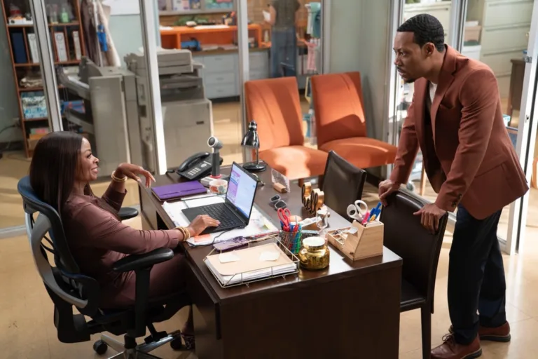 ABBOTT ELEMENTARY - “Jungle Classroom” - Gregory and Ava adjust to a new dynamic, while Barbara turns to Jacob for help. Meanwhile, Janine gives her classroom a makeover, and Melissa works to win hers back. WEDNESDAY, OCT. 7 (8:31-9:02 p.m. EDT) on ABC. (Disney/Gilles Mingasson) 
JANELLE JAMES, TYLER JAMES WILLIAMS