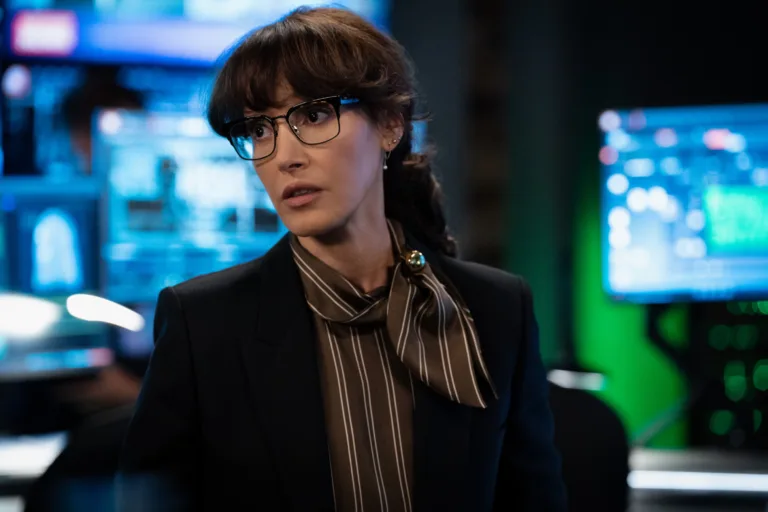 NCIS New York Season 1 Episode 2 “Family Business” - CBS Original Series NCIS: New York, Pictured: Jennifer Beals as Assistant Special Agent in Charge Robyn Wells Photo: Cara Howe/CBS ©2026 CBS Broadcasting, Inc. All Rights Reserved.