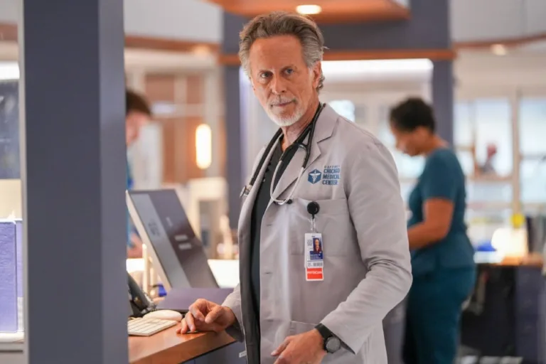 CHICAGO MED Season 12 Episode 2 -- "Third Rails" Episode 1202 -- Pictured: Steven Weber as Dr. Dean Archer -- (Photo by: James Washington/NBC)