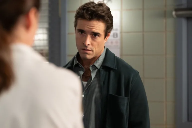 LAW & ORDER: SPECIAL VICTIMS UNIT -- "Midway" Episode 28002 -- Pictured: Corey Cott as Det. Jake Griffin -- (Photo by: Virginia Sherwood/NBC)