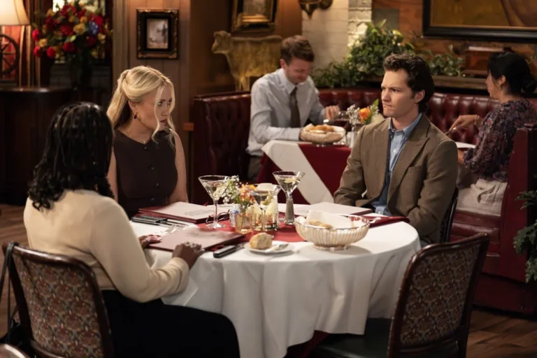 GEORGIE & MANDY’S FIRST MARRIAGE Season 3 Episode 2 "A Serious Journalist and Your Brain on Drugs” – CBS Original Series GEORGIE & MANDY’S FIRST MARRIAGE, Scheduled to air on Thursday, October 15th (8:00-8:31 PM, ET/PT) on the CBS Television Network. Pictured (L-R): Yolanda Snowball as Rose, Emily Osment as Mandy, Montana Jordan as Georgie Photo: Troy Harvey/CBS/Warner Bros. © 2026 CBS Broadcasting Inc. All Rights Reserved.
