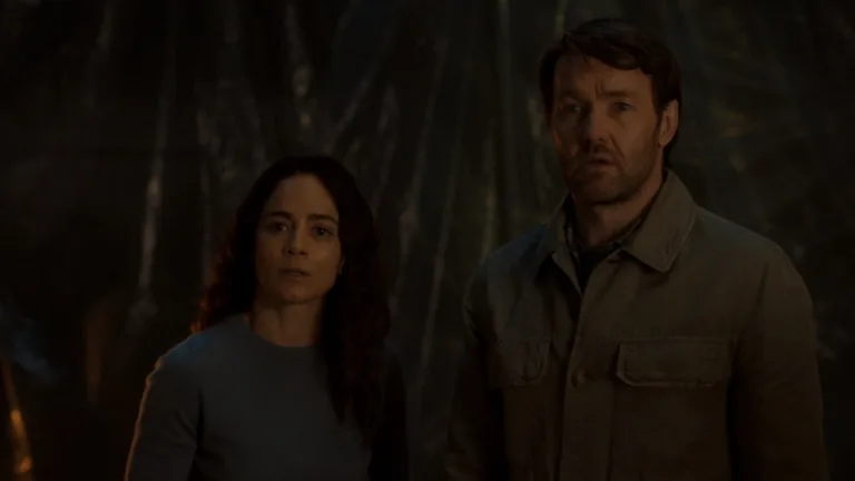 Alice Braga and Joel Edgerton in "Dark Matter," now streaming on Apple TV.