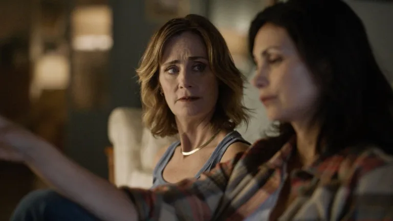 Sheriff Country Season 2 Episode 2 - “Family Trust” -- CBS Original Series Sheriff Country, scheduled to air on Friday, Oct. 16 (8:00-9:00 PM, ET/PT), on the CBS Television Network. Pictured: Diane Farr as Sharon Leone. Photo: CBS ©2026 CBS Broadcasting, Inc. All Rights Reserved. Highest quality screengrab available.