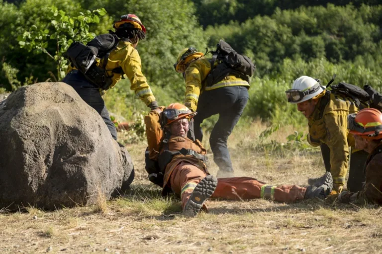 "Fire Under Fire" -- CBS Original Series Fire Country, scheduled to air on Friday, October 16 (9:00-10:00 PM, ET/PT), on the CBS Television Network. Pictured (L-R): Ethan Jones Romero as Angel Perez and Kevin Alejandro as Manny Perez. Photo: Sergei Bachlakov/CBS ©2026 CBS Broadcasting, Inc. All Rights Reserved.