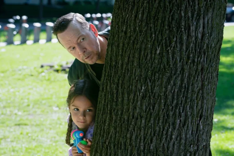 "Ripple Effect " -- Coverage of the CBS Original Series Boston Blue, scheduled to air on the CBS Television Network. Pictured (L-R): Eleanor & Penelope Yataco as Elena Baez and Donnie Wahlberg as Danny Reagan Photo: Ian Watson/CBS ©2026 CBS Broadcasting, Inc. All Rights Reserved.