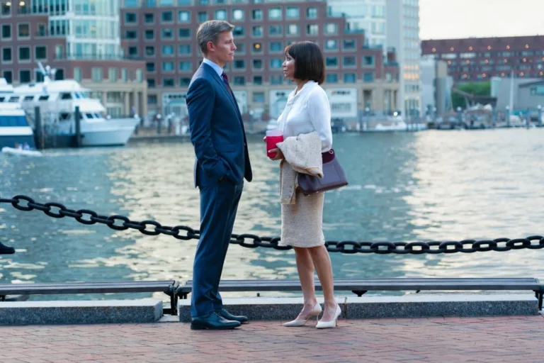 "Ripple Effect " -- Coverage of the CBS Original Series Boston Blue, scheduled to air on the CBS Television Network. Pictured (L-R): Ward Horton as Thad Longfellow and Gloria Reuben as Mae Silver Photo: Seacia Pavao/CBS ©2026 CBS Broadcasting, Inc. All Rights Reserved.