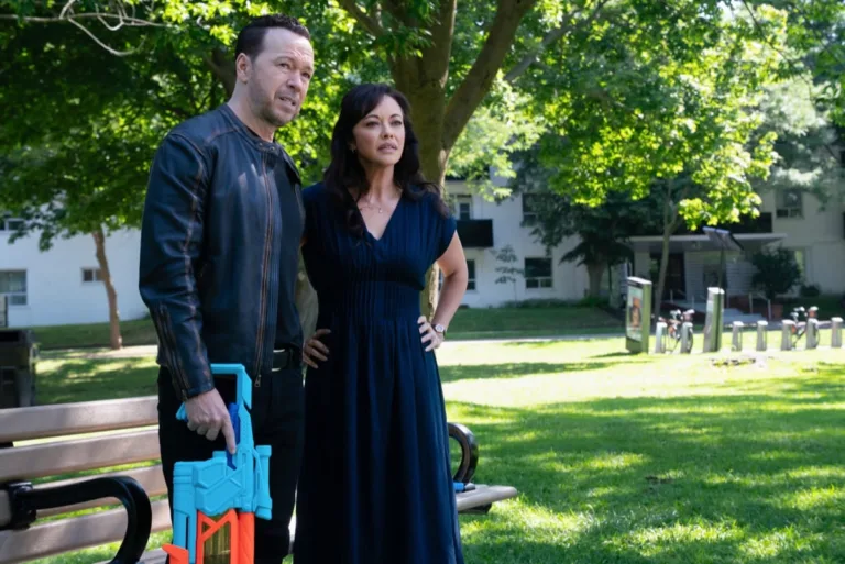 Boston Blue Season 2 Episode 2 - "Ripple Effect " -- Coverage of the CBS Original Series Boston Blue, scheduled to air on the CBS Television Network. Pictured: Donnie Wahlberg as Danny Reagan and Marisa Ramirez as Maria Baez Photo: Ian Watson/CBS ©2026 CBS Broadcasting, Inc. All Rights Reserved.