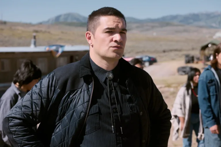 Marshals Season 2 Episode 3 "Falling Sky" -- Coverage of the CBS Original Series Marshals, scheduled to air on the CBS Television Network. Pictured: Duke Davis Roberts as Shane Whitebear. Photo: Fred Hayes/CBS ©2026 CBS Broadcasting, Inc. All Rights Reserved.