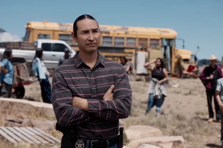 Marshals Season 2 Episode 3 "Falling Sky" -- Coverage of the CBS Original Series Marshals, scheduled to air on the CBS Television Network. Pictured: Tatanka Means as Miles Kittle. Photo: Fred Hayes/CBS ©2026 CBS Broadcasting, Inc. All Rights Reserved.