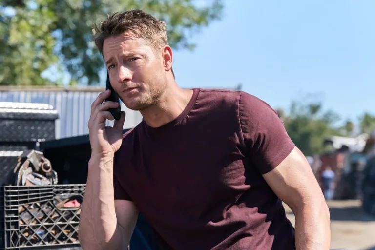 Tracker Season 4 Episode 3 "Original Parts" -- Coverage of the CBS Original Series Tracker, scheduled to air on the CBS Television Network.   Pictured: Justin Hartley as Colter Shaw  Photo: Mike Taing/CBS ©2026 CBS Broadcasting, Inc. All Rights Reserved.