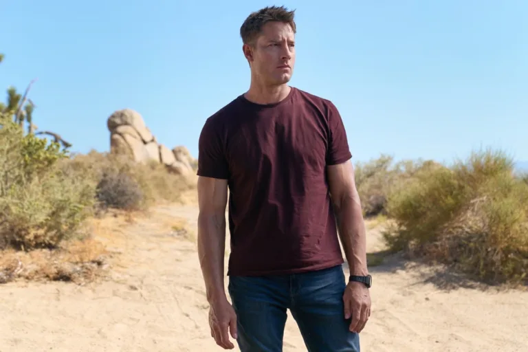 "Original Parts" -- Coverage of the CBS Original Series Tracker, scheduled to air on the CBS Television Network.   Pictured: Justin Hartley as Colter Shaw  Photo: Mike Taing/CBS ©2026 CBS Broadcasting, Inc. All Rights Reserved.
