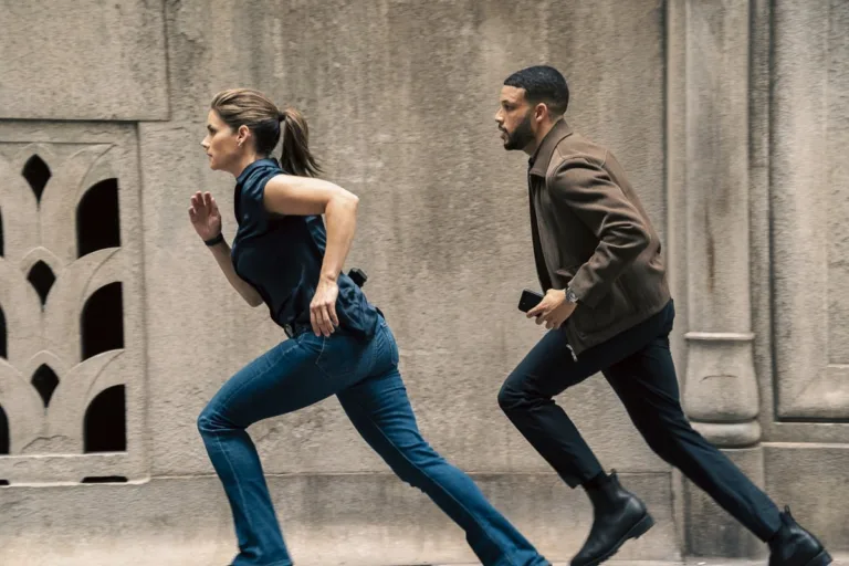 FBI Season 9 Episode 3 "White Rock" -- CBS Original Series FBI, scheduled to air on Monday, Oct. 19 (8:00-9:00 PM, ET/PT), on the CBS Television Network. Pictured (L-R): Missy Peregrym as Special Agent Maggie Bell and Roland Buck III as Agent Isaiah Green. Photo: Bennett Raglin/CBS ©2026 CBS Broadcasting, Inc. All Rights Reserved.