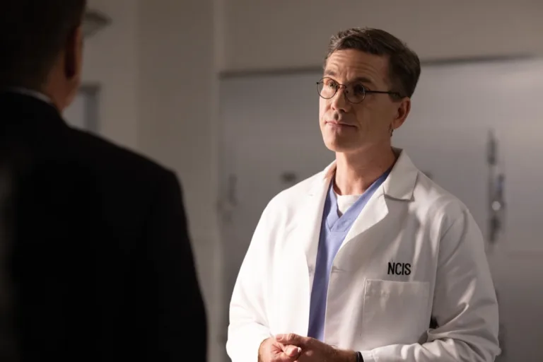 NCIS Season 24 Episode 3 "Sleeping Dogs" -- Coverage of the CBS Original Series NCIS, scheduled to air on the CBS Television Network. Pictured (L to R): Brian Dietzen as Jimmy Palmer Photo: Sonja Flemming/CBS ©2026 CBS Broadcasting, Inc. All Rights Reserved.