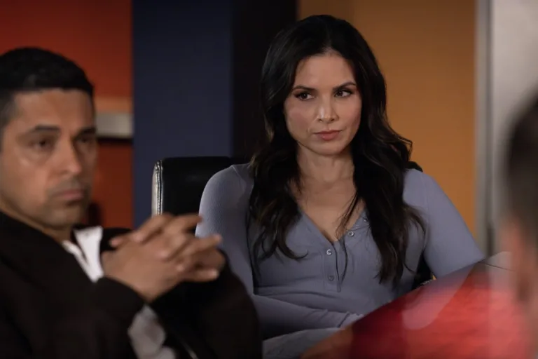 NCIS Season 24 Episode 3 "Sleeping Dogs" -- Coverage of the CBS Original Series NCIS, scheduled to air on the CBS Television Network. Pictured (L to R): Katrina Law as Jessica Knight Photo: Sonja Flemming/CBS ©2026 CBS Broadcasting, Inc. All Rights Reserved.