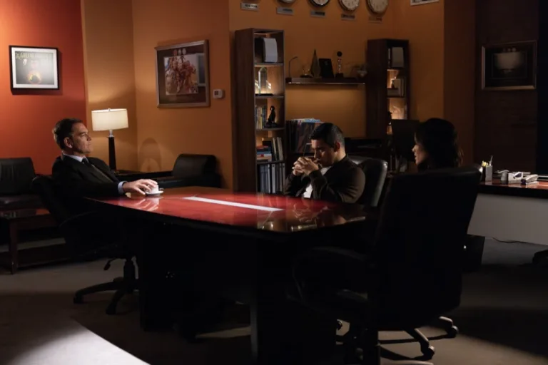 "Sleeping Dogs" -- Coverage of the CBS Original Series NCIS, scheduled to air on the CBS Television Network. Pictured (L to R): Michael Weatherly as Tony DiNozzo, Wilmer Valderrama as Nicholas “Nick” Torres, Katrina Law as Jessica Knight Photo: Sonja Flemming/CBS ©2026 CBS Broadcasting, Inc. All Rights Reserved.