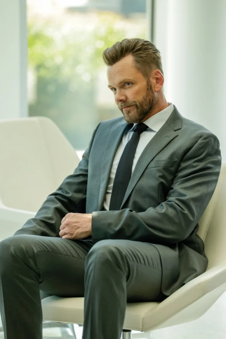 ANIMAL CONTROL Season 5 Episode 3 : Joel McHale in the “Bugs & Rabid Dogs” episode of Animal Control airing Sunday, Oct. 18 (8:30-9:00 PM ET/PT) on FOX. © 2026 Fox Media LLC. CR: Bettina Strauss/FOX.