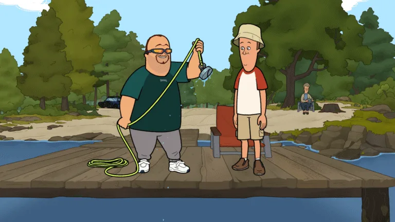 Darren becomes a summer camp lifeguard. Mark and Hank get into magnet fishing in the all-new "Lake Piney" episode of UNIVERSAL BASIC GUYS airing Sunday, Oct 18 9:02-9:31 PM ET/PT on FOX. (UBG-303)