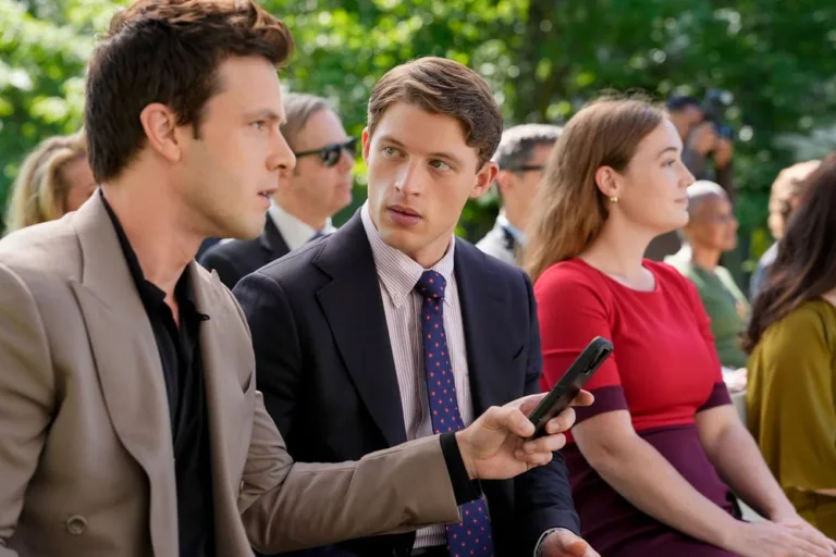 LINE OF FIRE -- "Cul-de-Sac" Episode 105 -- Pictured: (l-r) Tommy O'Brien as Mike. Jr. "Micah" Hollingsworth, Taylor Bloom as Russ Hollingsworth -- (Photo by: Spencer Pazer/NBC)